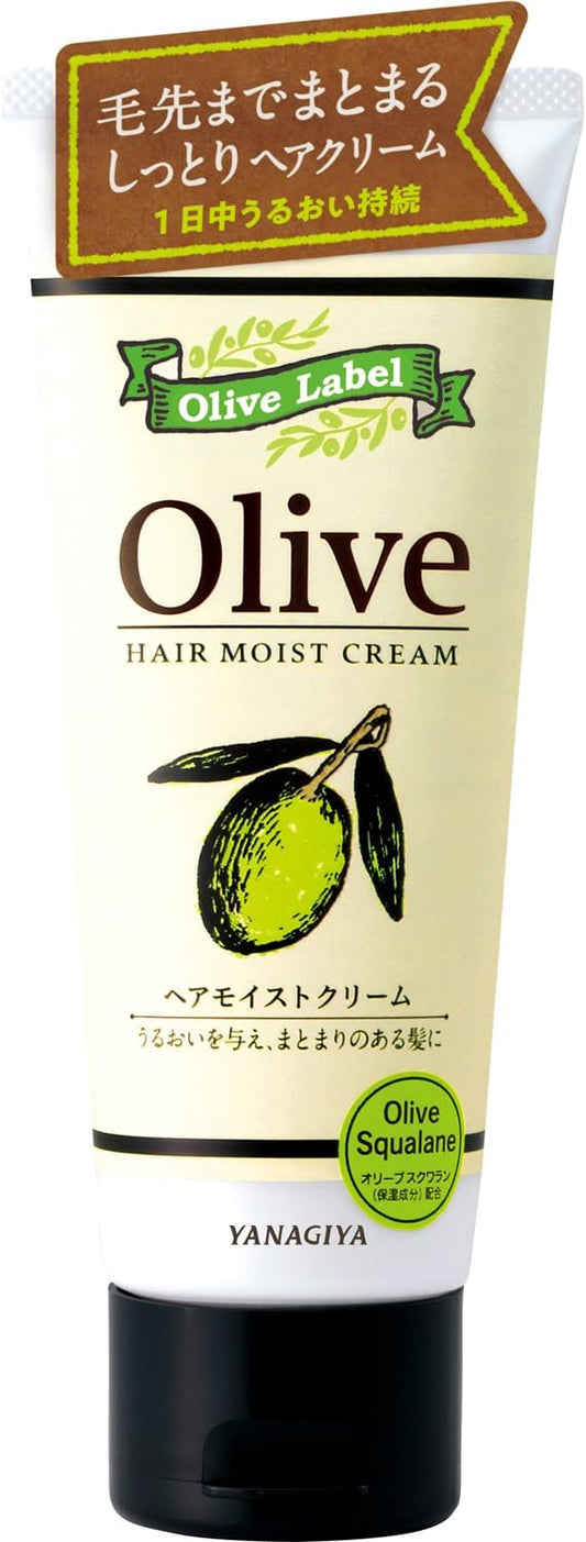 Yanagiya Honten Olive Label Hair Moist Cream 5.6 oz (160 g)