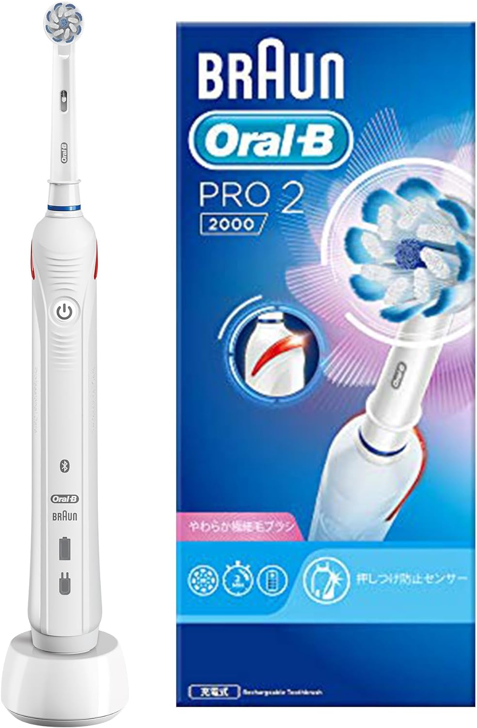 Braun Oral B PRO2000 D5015132WH, White (Amazon.co.jp exclusive)