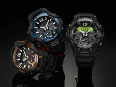 Casio CACIO G-SHOCK G-Shock Watch Gravity Master Overseas Model Bluetooth Smartphone Link G-SHOCK Connected Solar GR-B100-1A4 Parallel Import