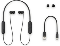 Sony WI-C200 Wireless In-Ear Headset/Headphone with Mic Callable Black (WIC200/B)