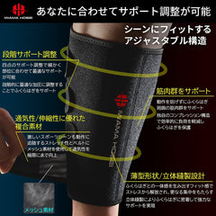 IWAMA HOSEI CALF FIT-MIDDLE Calf Supporter, For Calf Support, For Left and Right Use