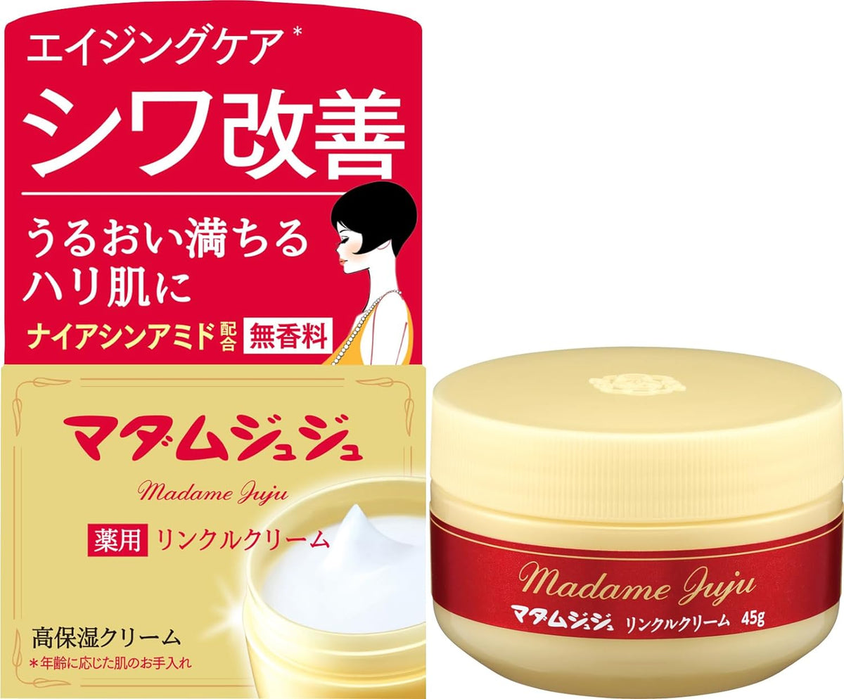 Madame Juju Wrinkle Cream Niacinamide Aging Care Wrinkle Improvement 45g Kobayashi Pharmaceutical