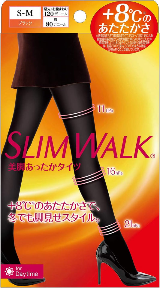 Slim Walk Legs Warm Tights Black SM Compression Tights SLIMWALK