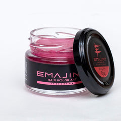 EMAJINY Shiny Pink S74 Emoji Shiny Pink Color Wax Peach 1.2 oz (36 g) Made in Japan Unscented One Day Flashy Hair Can Be Rinsed With Shampoo