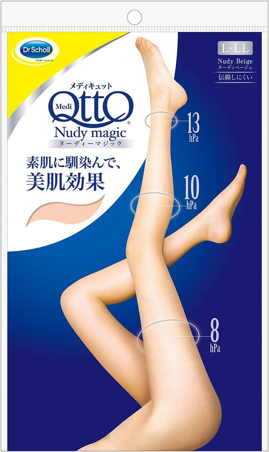 Medikyto Compression Stockings, Nudy Magic Stockings, Nude Beige, L-LL, Compression