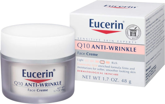 Eucerin Sensitive Facial Skin Q10 Anti-Wrinkle Sensitive Skin Creme 48g (parallel import goods)