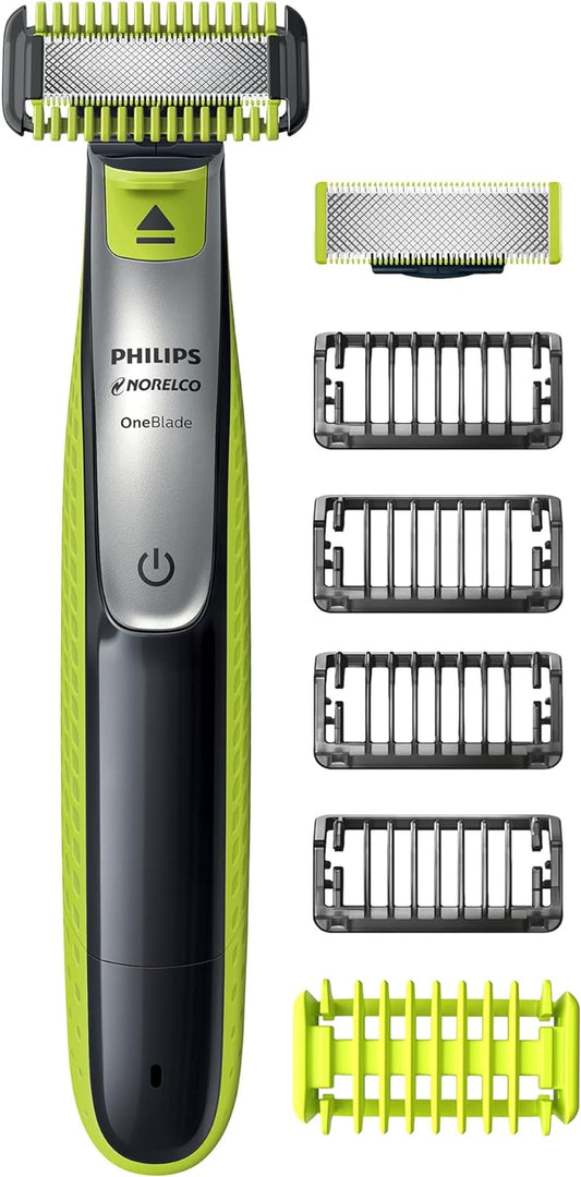 Philips Norelco OneBlade Face + Body Hybrid Electric Trimmer Shaver QP2630/70