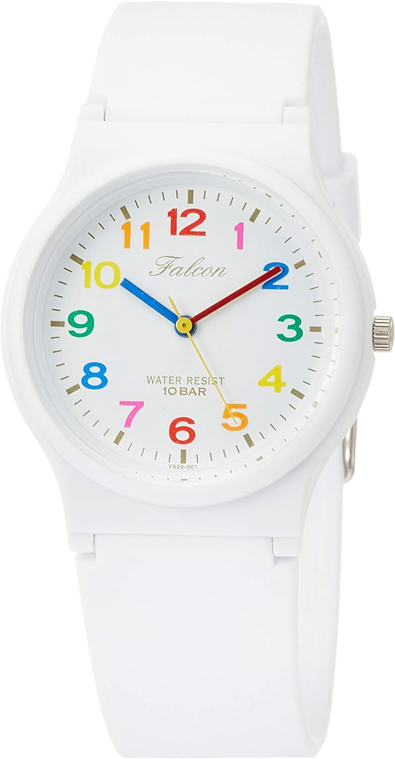 CITIZEN Q Q VP46-852 Watch with Falcon Analogue Display, Water Resistant to 10 atm, White