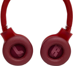 JBL Live 400BT Wireless On-Ear Headphones with Voice Control (Red)