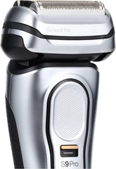 Braun Series 9Pro 9477cc Electric Shaver with Cleaning Machine + Charging Travel Case, Mud Silver