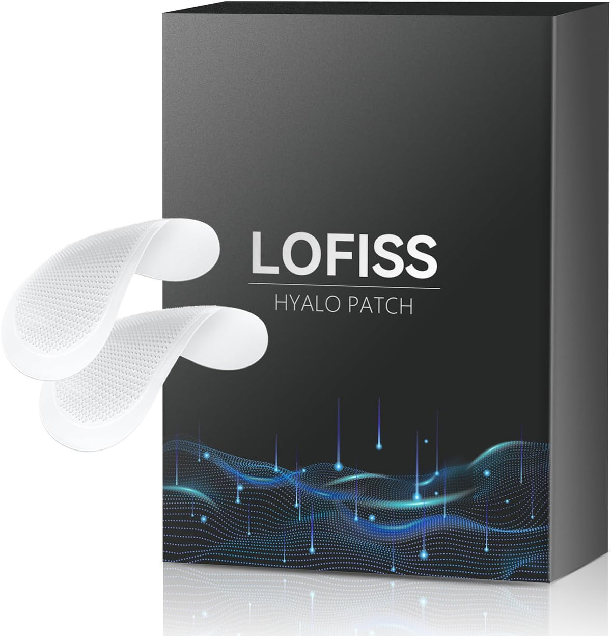 Lofiss Hyaluronic Acid Patch Eye Pack, 4 Doses, 6 Pieces, Unisex, Needle Patch, HyaloCare Patch, Eye Care