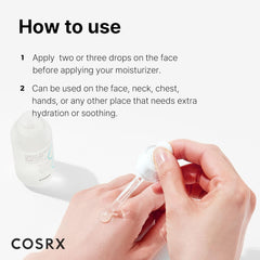 COSRX Hydraium Hyaluronic Moisture Ampoule 40ml Hyaluronic Acid Hydration Serum Milky Lotion Dry Skin Sensitive Skin Vitamin B5 D-Panthenol Allantoin Skin Barrier Protection Moisture Barrier