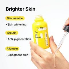 TIAM Vita B3 Source, Vitamin Serum Niacinamide   Alpha-Arbutin Blend, Whitening Serum, Moisturizing Face Serum Korea, Serum Moisturizer, Niacinamide Serum for Face (1.35 Fl. oz)