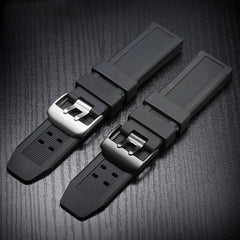 Luminox Genuine Band Compatible 23mm Mounting Width Watch Strap Rubber Strap for Navy Seals ES 3050 3950 8800 Series