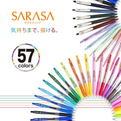 Zebra gel ballpoint pen Sarasa clip 0.55 colors JJ15-5CA