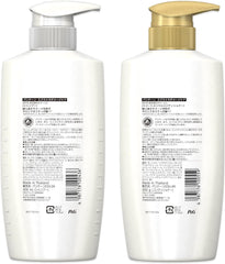 [Japanese Shampoo and Conditioner] Set of 2 Pantene Extra Damage Care Shampoo/Treatment Conditioner Pump 400mL+400g