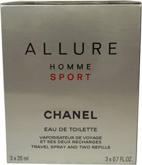 Chanel Allure Om Sports Travel Set 3 x 20ml (parallel imports)