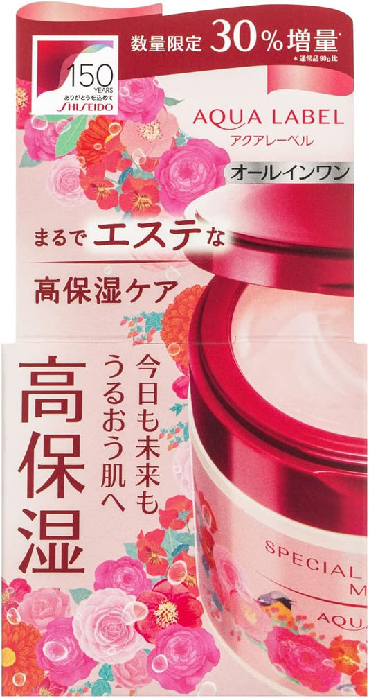 30% increase, released on October 21, 2022 Aqua Label Special Gel Cream N (Moist) Gentle scent of herbal rose, 117g