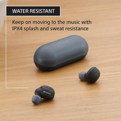 WF-C500 Truly Wireless In-Ear Bluetooth Earbud Headphones with Mic and IPX4 Water Resistance, Black