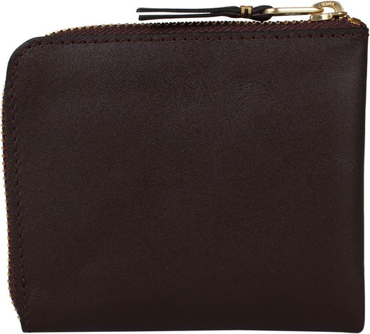 SA3100 Mini Wallet, L-Shaped Zipper, Classic, Brown, Braun