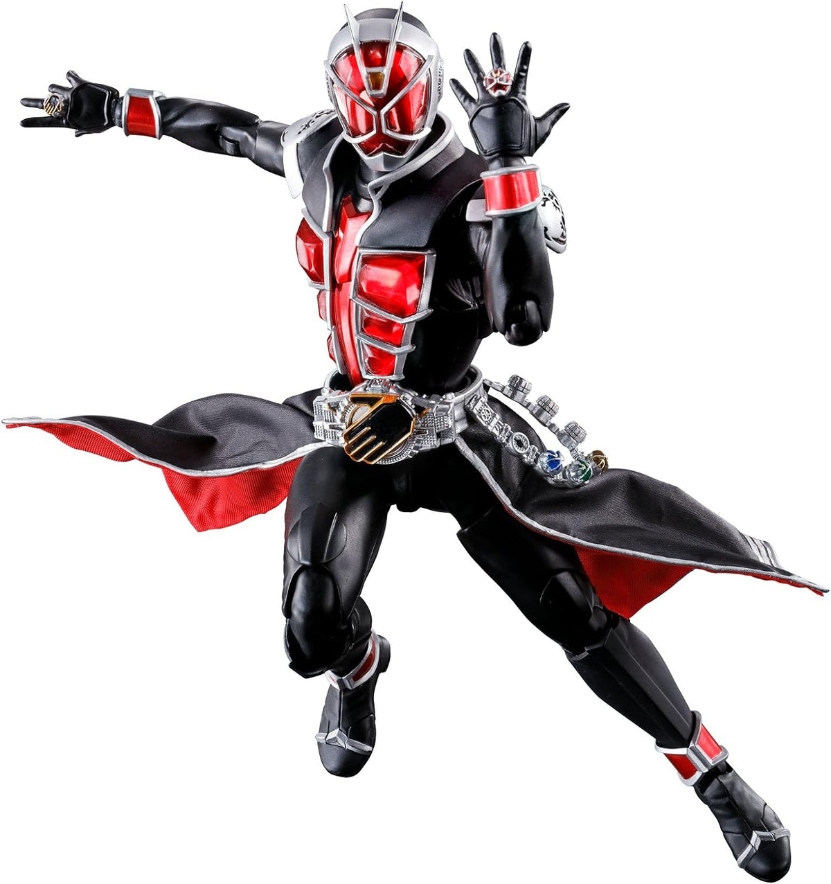 S.H. Figures Masked Rider Wizard Frame Style (True Bone Carving Method) Approximately 145mm ABS PVC painted movable figure