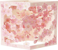 Sanrio JPSP19-2 SANRIO 870005 Message Card, Spring Card, Cherry Blossom Branches in the Frame, Greeting Card, International Shipping Available, JPSP19-2