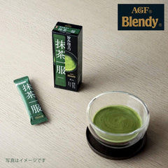 AGF Blendy Matcha Ippo, No Milk, 4 Bottles x 6 Boxes, Powdered Matcha, Sugar Free, 0.2 oz (7.5 g) (x 24)