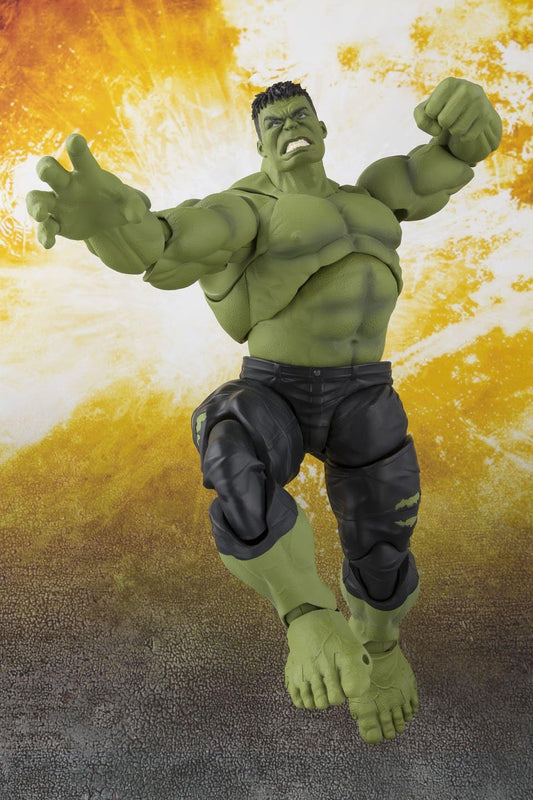 S.H. Figuarts The Avengers - The Hulk (Avengers - Infinity War), Approx. 8.3inches (210mm), PVC   ABS, Pre-painted Complete Action Figure