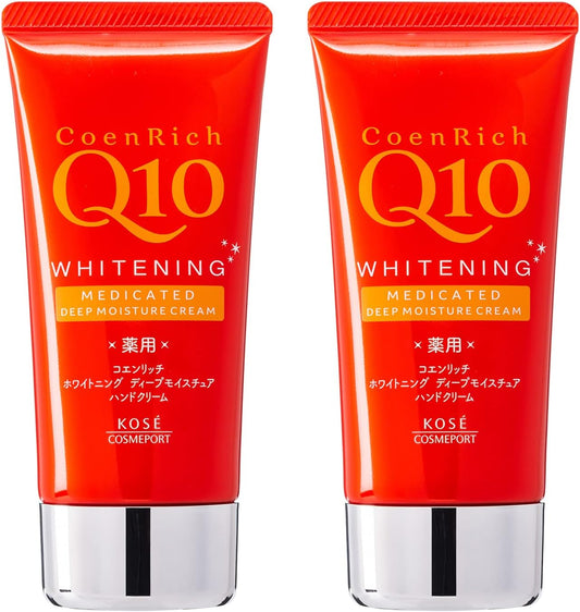 Quasi-drug KOSE Coenrich Medicated Whitening Hand Cream Deep Moisture 80g with bonus