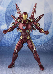 S.H. Figuarts Avengers Iron Man Mark 50 Nano Weapon Set 2 (Avengers: End Game), Approximately 6.1 inches (155 mm), PVC   ABS   Die-cast Pre-Painted Complete Action Figure