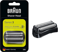 Braun Replacement for 21B Razor Razors Series 3 Black