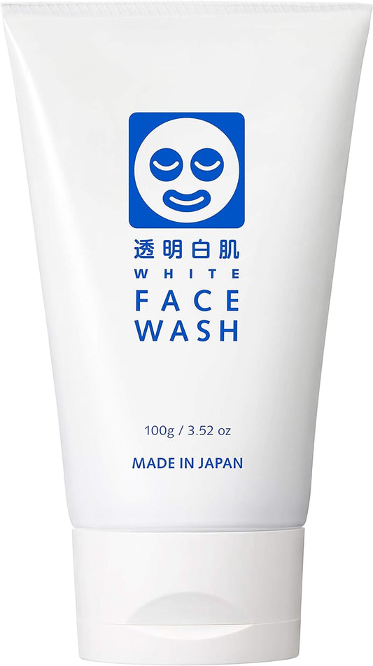 1 x Transparent White Face Wash Dull Pores Transparent Skin Mud Peat Facial Wash 100g 100g