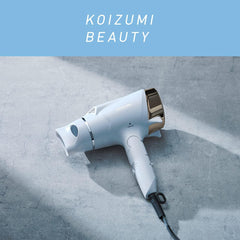 Koizumi KHD-9130/W Hair Dryer, Large Airflow, Scalp Function, Handsfree, Negative Ions, White