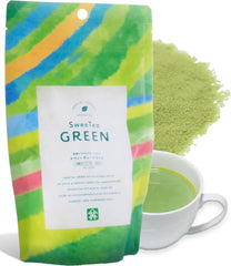 Powdered Sweet Tea, Green Tea, 5.3 oz (150 g), Sweetness Green, Made in Japan, Tea Leaves, Sugar, Sanei