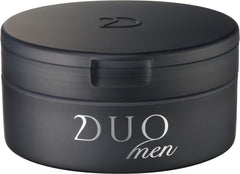 DUO MEN The Wash Balm, 3.2 oz (90 g), 3 Piece Set, Black, For Men Facial Cleansing, Pore Stain and Cleansing