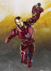 S.H. Figuarts Avengers Iron Man Mark 50 (Avengers: Infinity War), Approx. 6.1 inches (155 mm), PVC ABS Pre-painted Action Figure