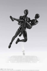 S.H. Figuarts Body-kun DX Set 2 (Solid Black Color Ver.) Approx. 5.9 inches (150 mm), ABS   PVC Action Figure