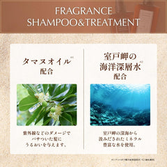 [Japanese Shampoo and Conditioner] Produced by Miyu Ikeda Pua Nanala Shampoo   Treatment 400mL (Set) Amino Acid Organic Fuzeamomona Fragrance