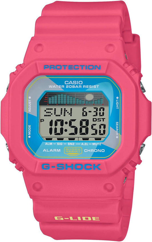 Casio G-LIDE GLX-5600VH-4JF Men's Wristwatch, Limited Edition / Retro Pink, G-SHOCK Single Item