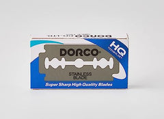 Dorco ST300 Replacement Blades, Set of 100, Single Edge, 200 Blades, Straight, Double-Edged, Single Blade, Razor, Dorko New Platinum ST-300