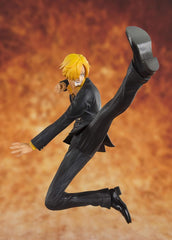 Figuarts Zero One Piece Black Foot Sanji Approx. 5.1 inches (130 mm), ABS   PVC Pre-painted Complete Figure