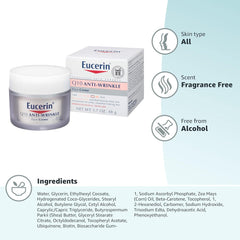 Eucerin Sensitive Facial Skin Q10 Anti-Wrinkle Sensitive Skin Creme 48g (parallel import goods)