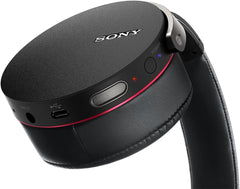 SONY Wireless Headphones MDR-XB950BT: Bluetooth/NFC Support Foldable With Mic/ Hands-free Calling Black MDR-XB950BT B