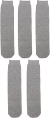 5 Pcs Prosthetic Socks for Below Knee Amplifiers, Breathable Thick Cotton Elastic Stump Shrinker Socks, Protective Stump Socks for Ampitator Care (L)