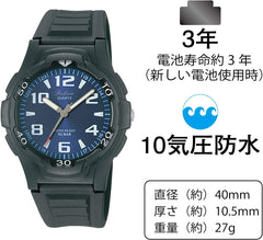 Citizen Q Q Vp84j850 Blue Falcon Sports Men's 10 Water Pressure Display Type Analog Watch