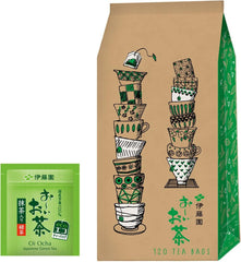 Itoen Eco Tea Bag, Oi Tea Green Tea (with Matcha) 0.06 oz (1.8 g) x 120 Bags