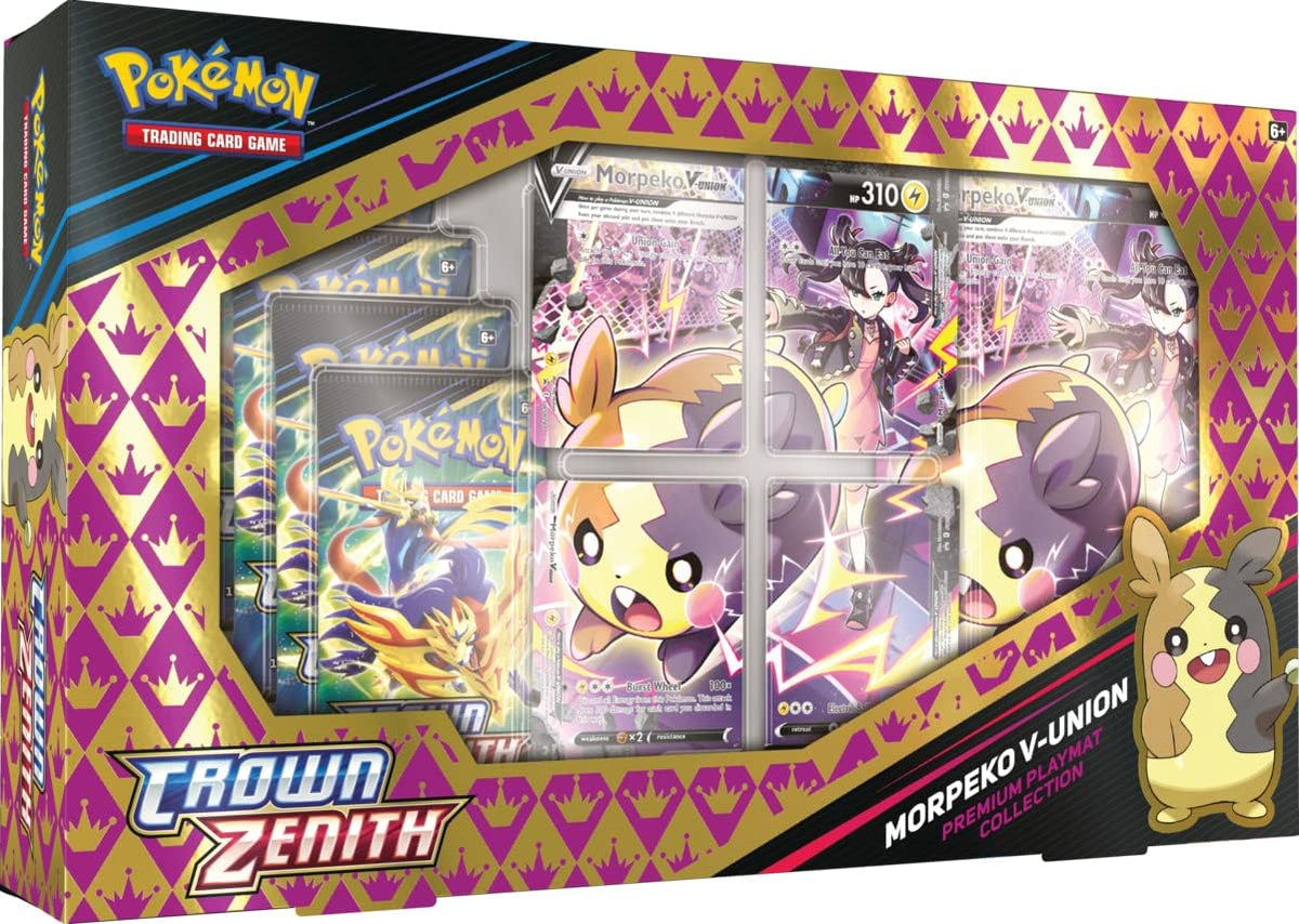 Pokemon Trading Card Game: Crown Zenith Premium Playmat Collection Morpeko V-Union