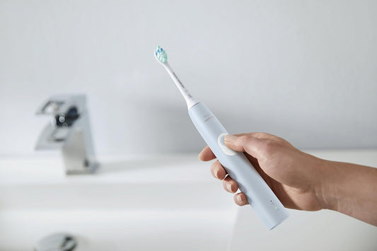 Philips Sonicare HX6803/66 ProtectiveClean Electric Toothbrush, Light Blue