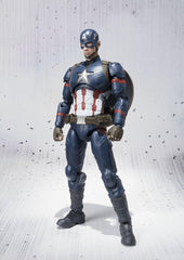 S.H. Figuarts Captain America (Civil War), Approx. 5.9 inches (150 mm), ABS   PVC, Pre-painted Action Figure