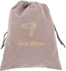 Frcolor Hair Dryer Bag Drawstring Pouch Drawstring String Bag Drawstring Travel Bag Portable Drawstring Bag Label Storage Bag Pouch Fabric Storage Bag